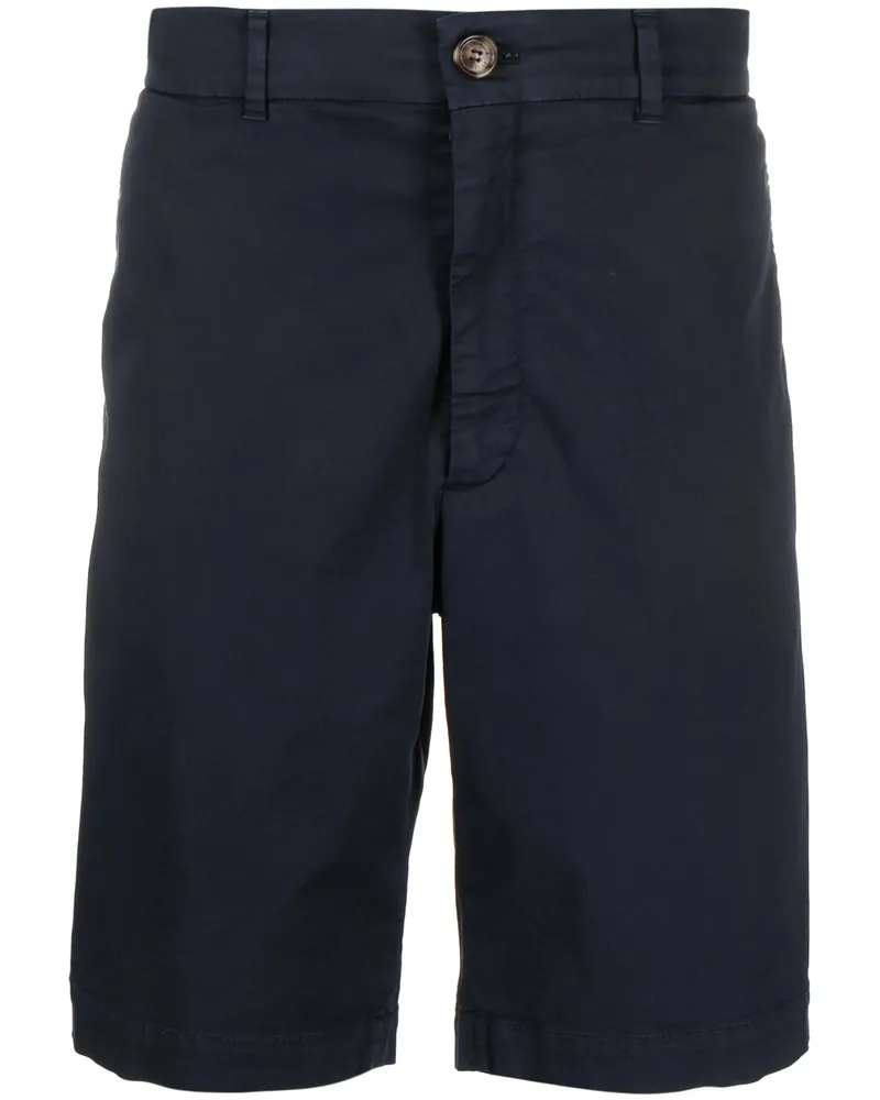 Brunello Cucinelli Twill Bermuda Shorts Blue