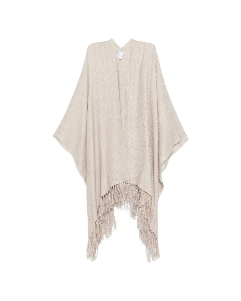 Brunello Cucinelli Fringed Scarf Neutrals
