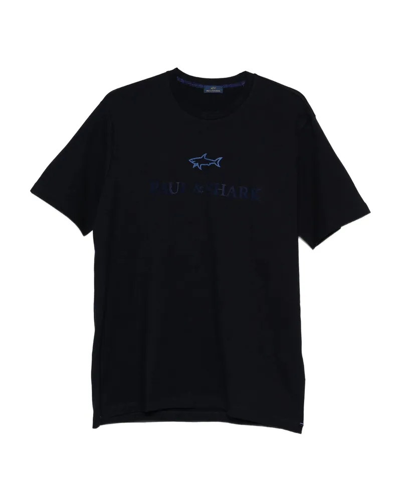 Paul & Shark Cotton T-shirt Blue