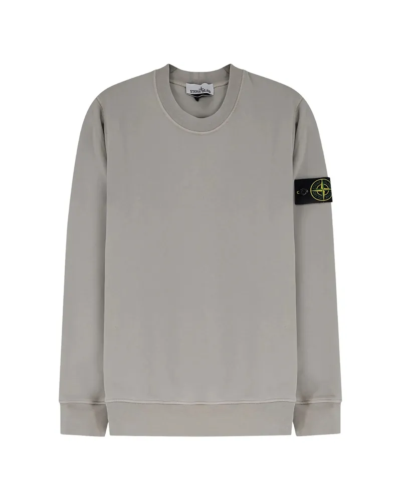 Stone Island Badge Sweatshirt Grey