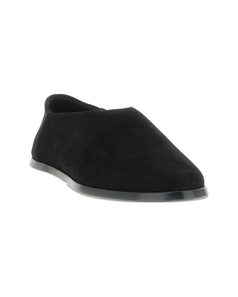 Fear of God Flat Suede Sabots Black
