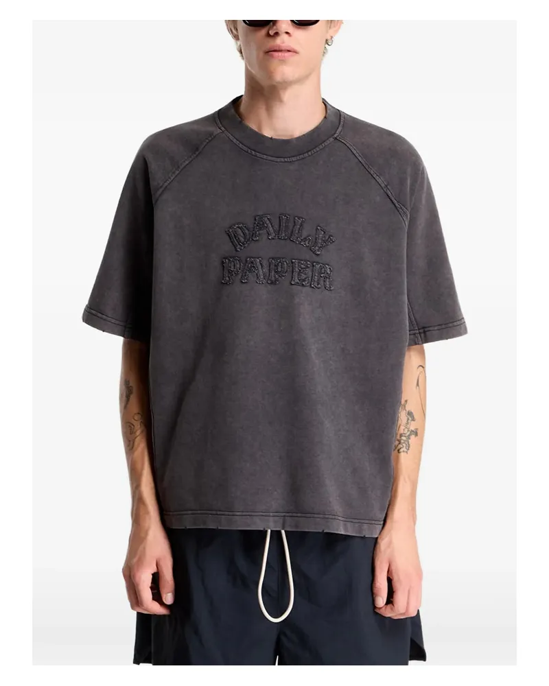 Daily Paper Raglan-sleeve T-shirt Grey