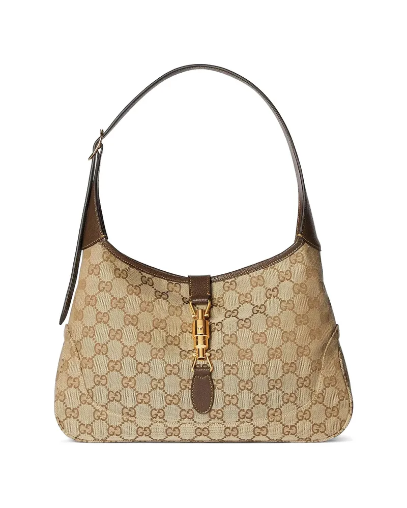 Gucci Jackie 1961 GG Supreme Tote Bag Neutrals
