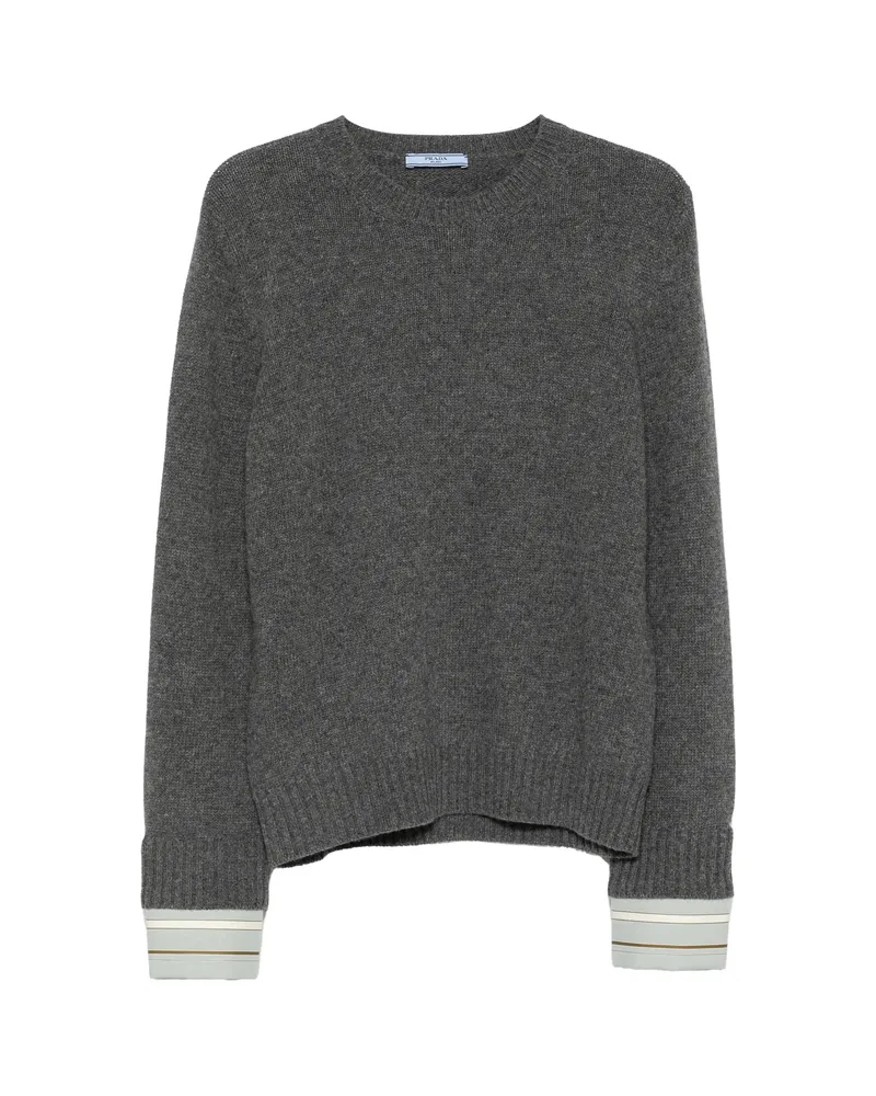 Prada Crew-neck Sweater Grey