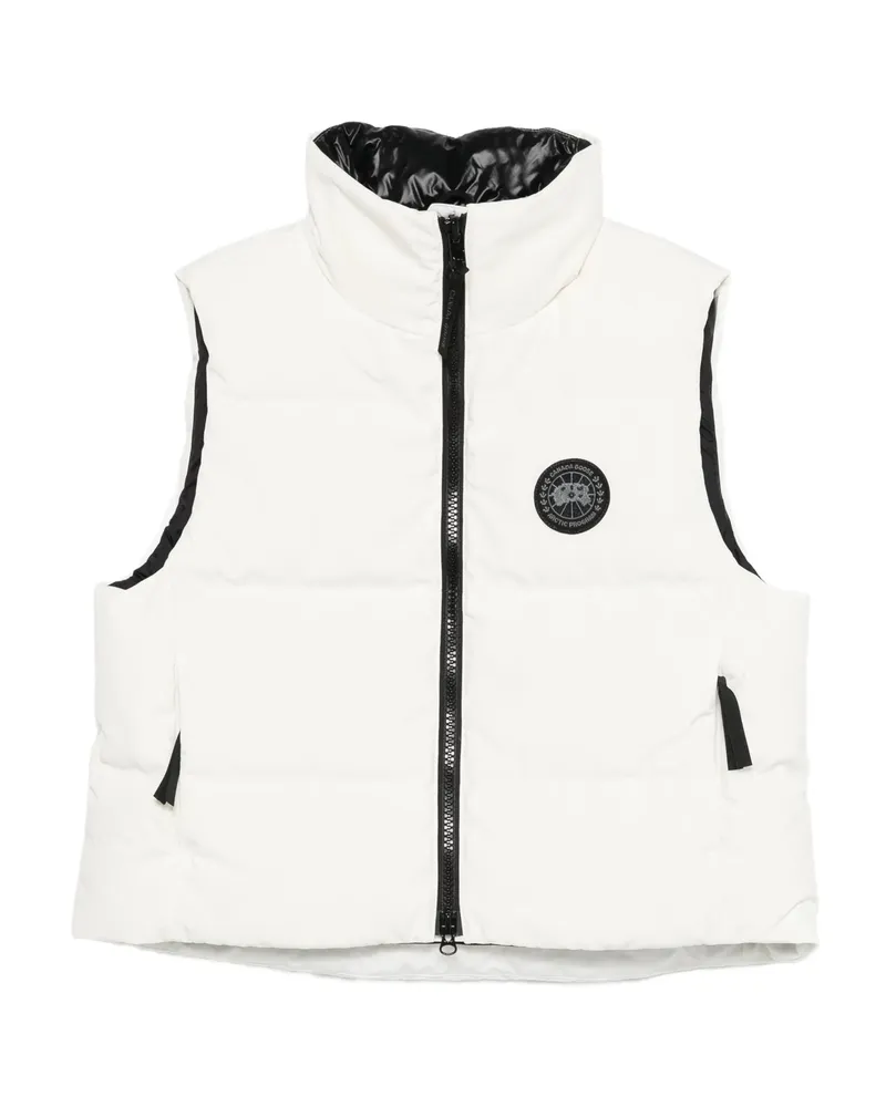 Canada Goose Cropped Padded Vest White