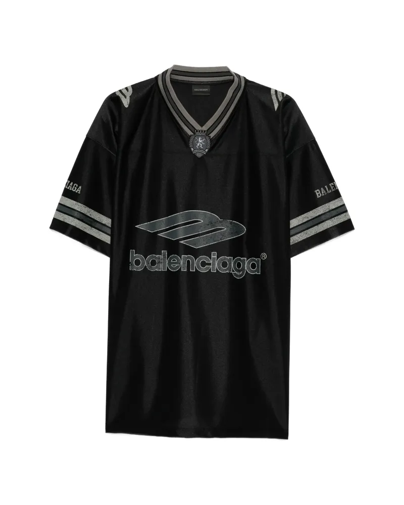 Balenciaga Logo Badge T-shirt Black