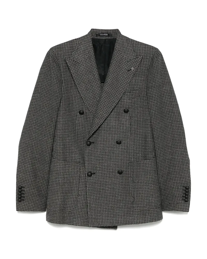 Tagliatore Double-breasted Blazer Grey