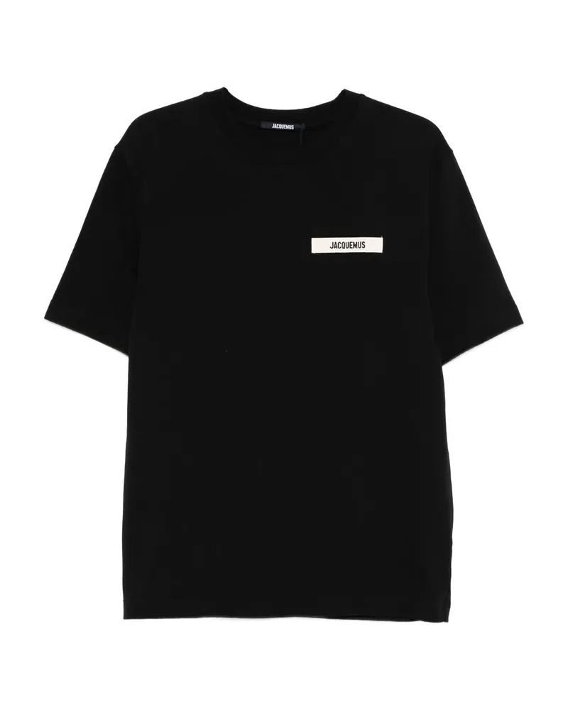 Jacquemus Gros Grain T-shirt Black