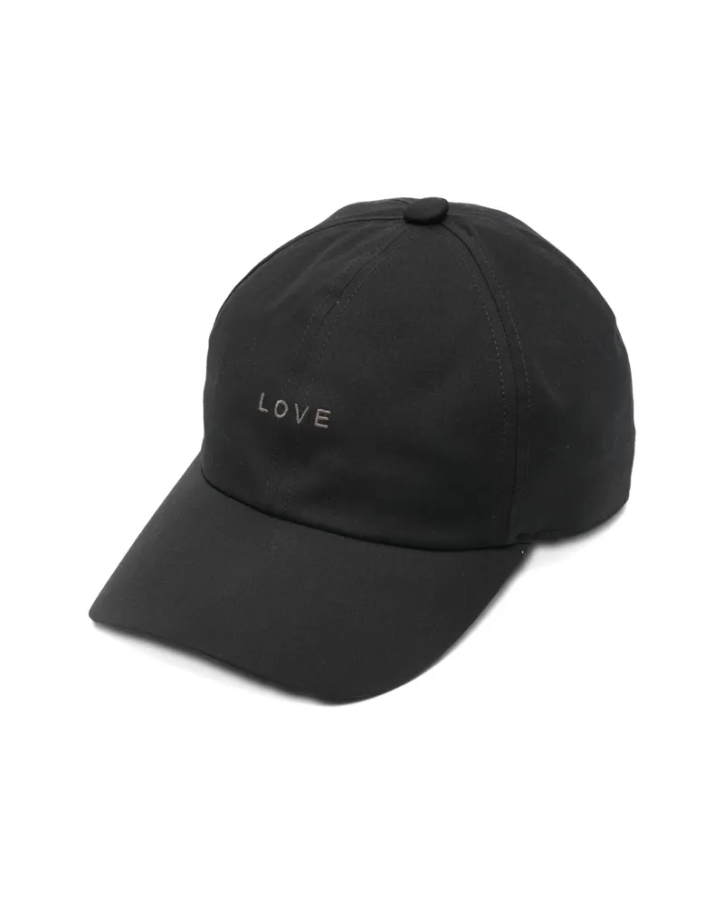 Rick Owens Love Baseball Cap Black