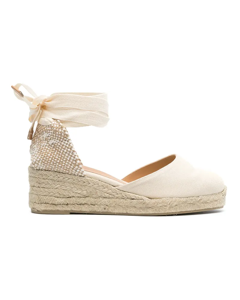 Castañer Carina Wedge Espadrilles Neutrals