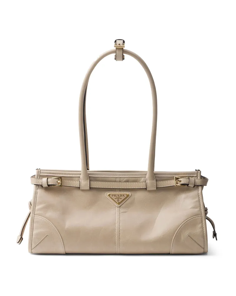 Prada Medium Bonnie Tote Bag Neutrals