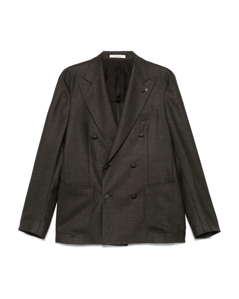 Tagliatore Double-breasted Blazer Black