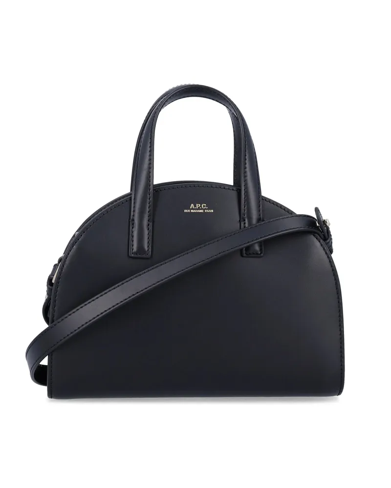 A.P.C. A. p.c. Small Demi-Lune Tote Bag Black
