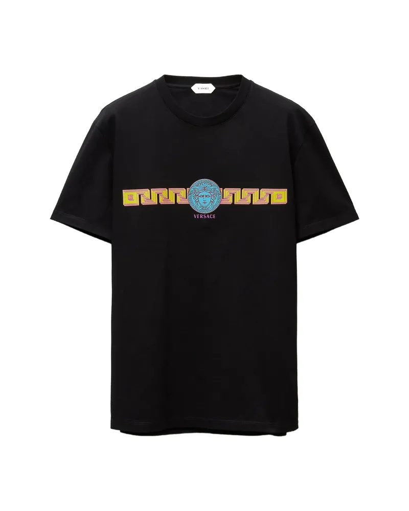 Versace T-shirts And Vests Black