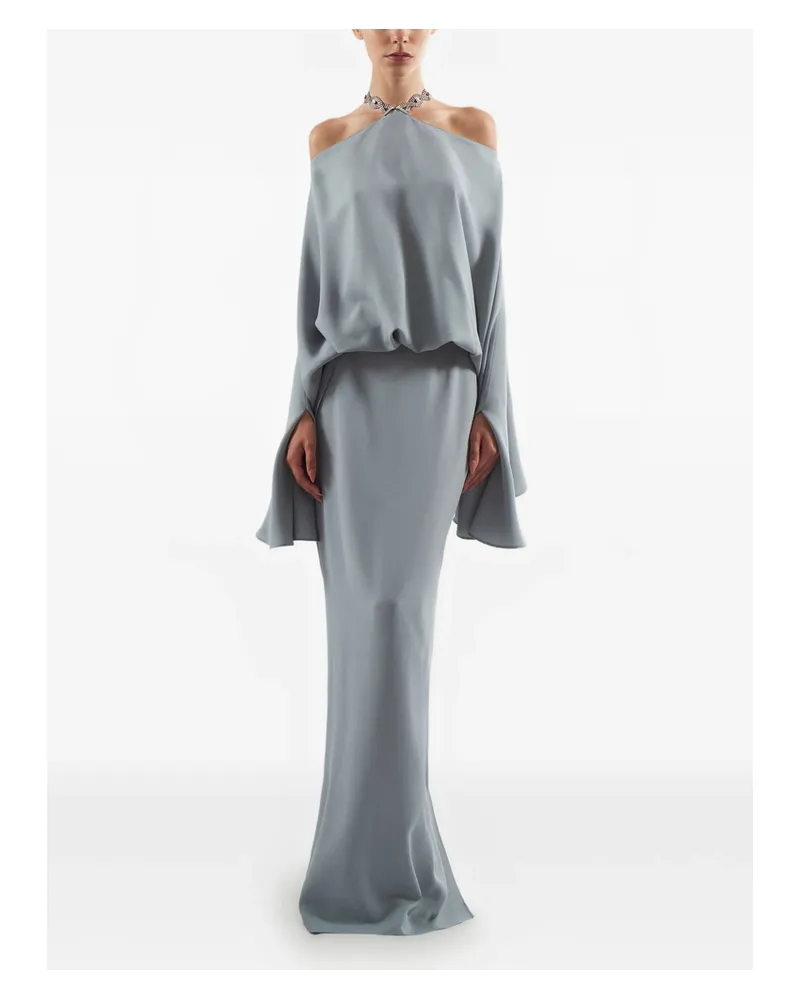 Taller Marmo Cyclades Crystal Maxi Dress Blue