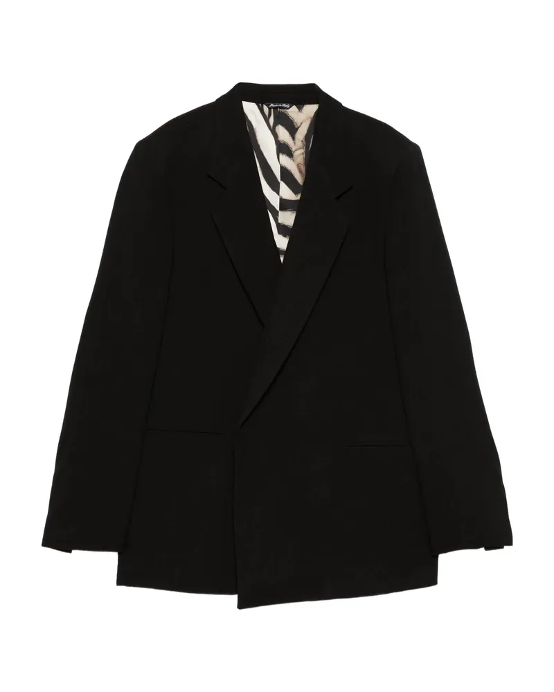 ERALDO Single-breasted Blazer Black