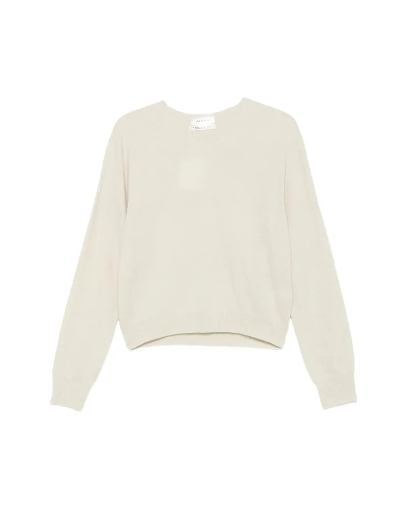 LOW CLASSIC V-neck Sweater Neutrals