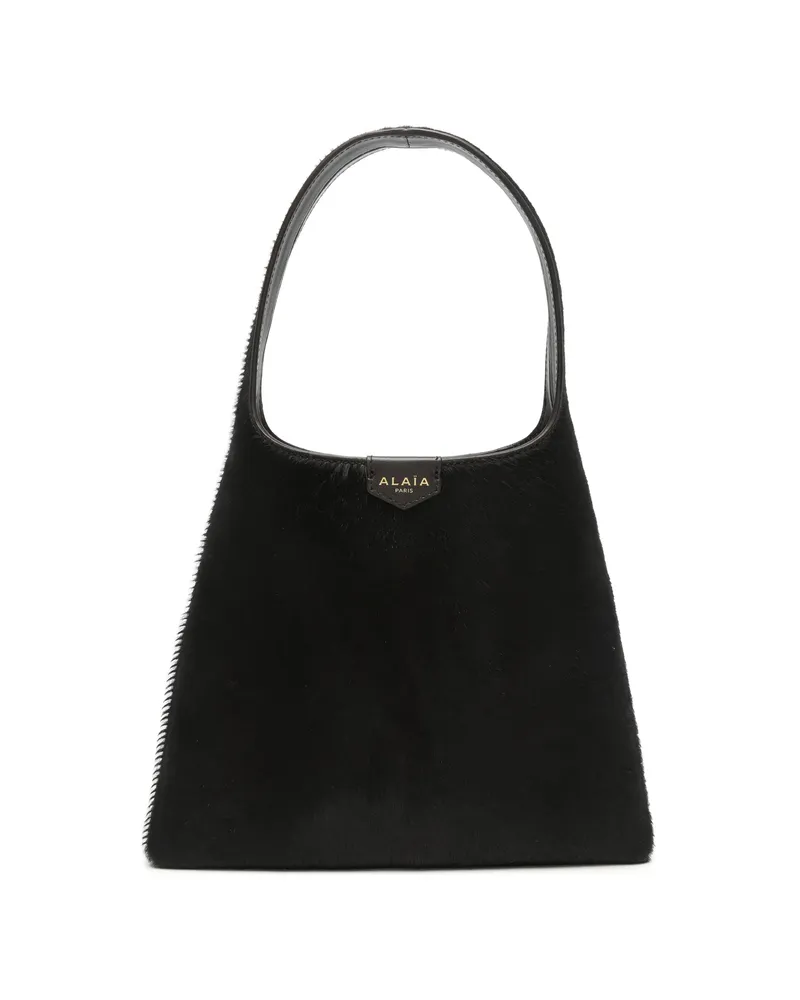 Alaïa Mini Brown Shoulder Bag Black