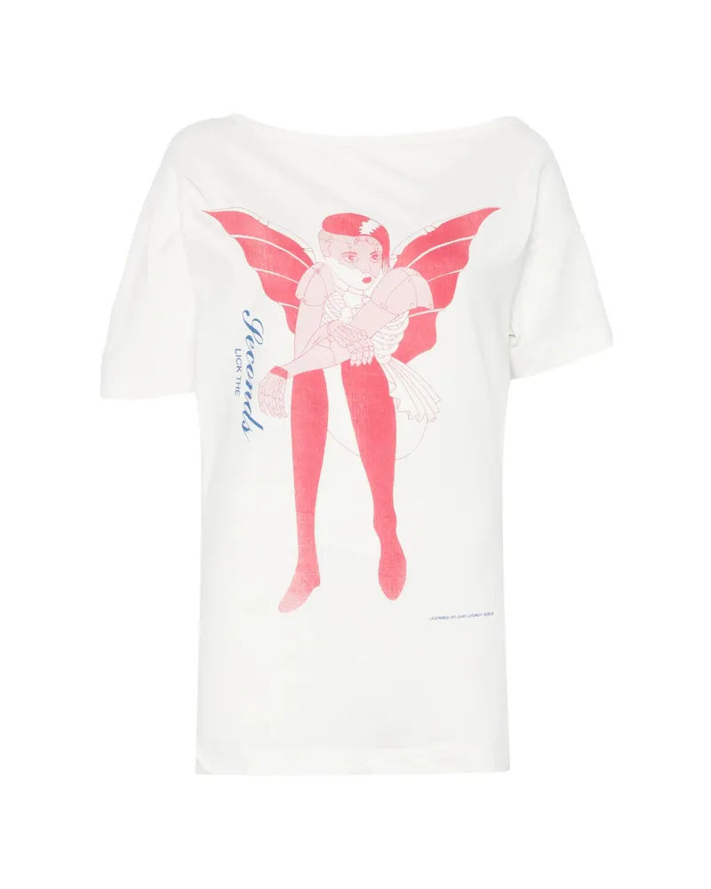 Our Legacy Slant Printed T-shirt White