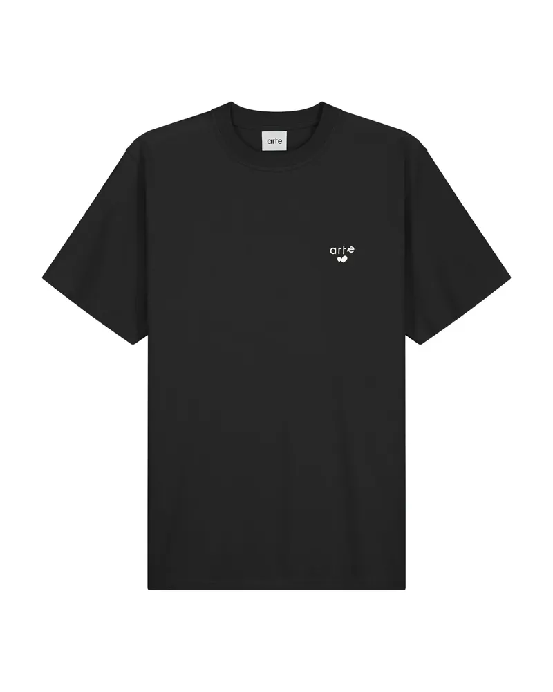 Arte Antwerp Logo Crew-neck T-shirt Black