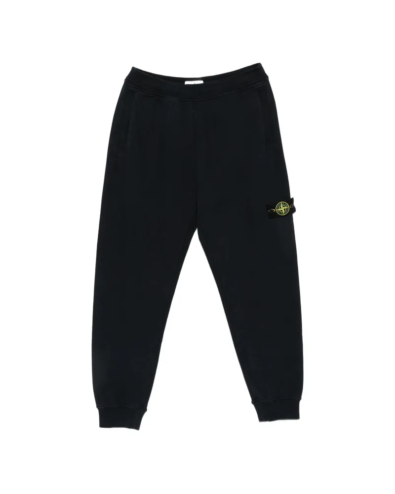 Stone Island Compass Patch Track Pants Blue