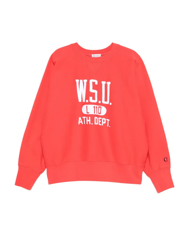 Champion Crew Neck Sweatshirt Red