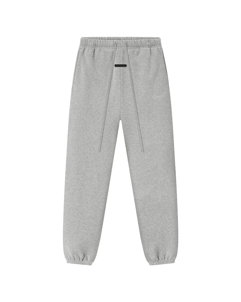 Fear of God Signature Classic Cotton Track Pants Grey