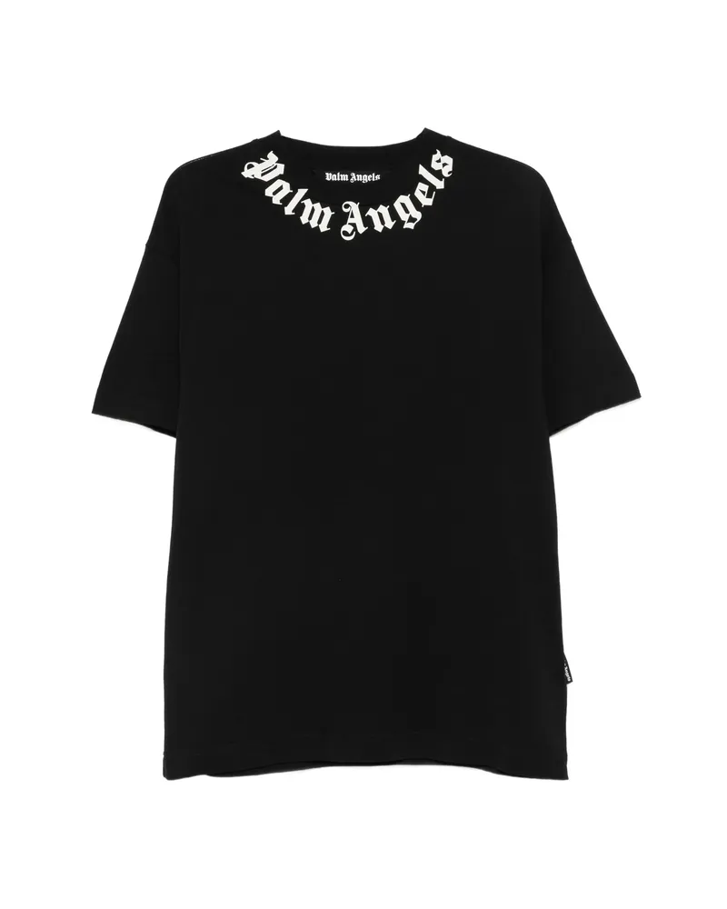 Palm Angels Logo-print T-shirt Black