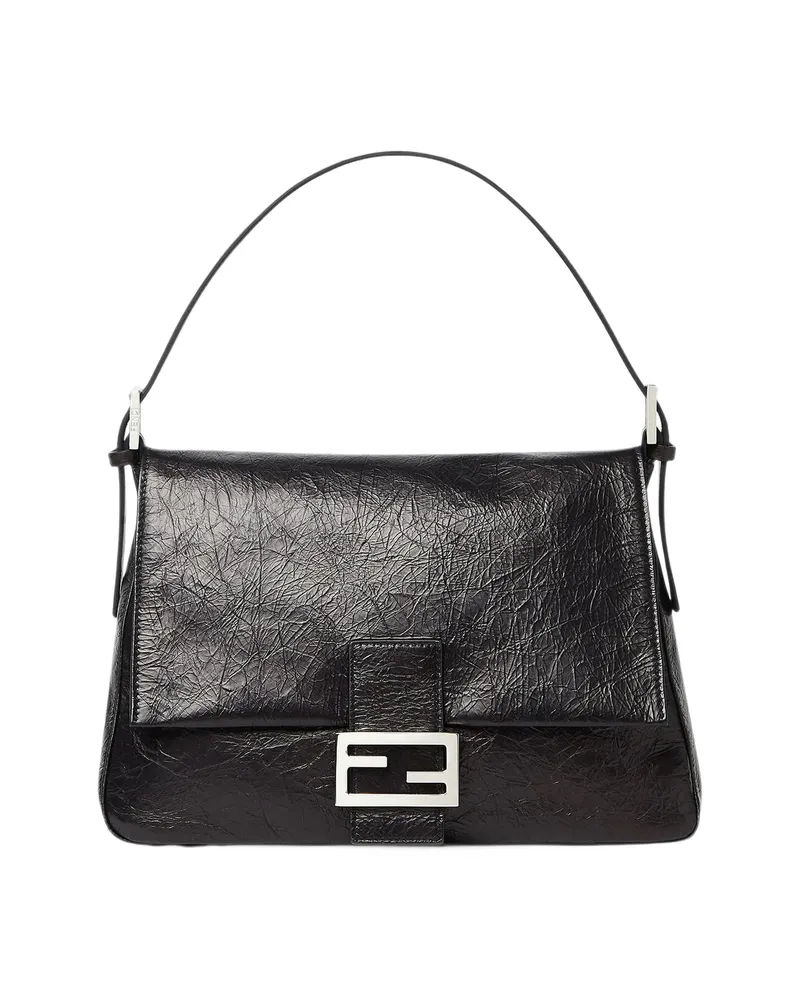 Fendi Flap 26325 Shoulder Bag Black