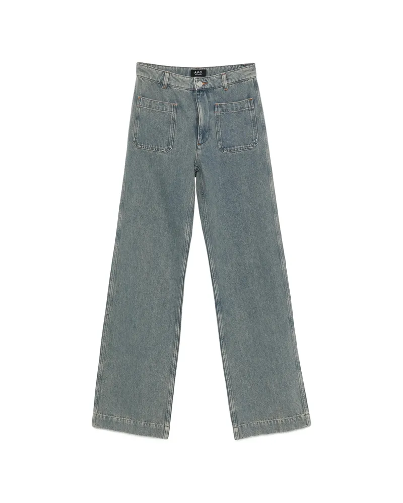 A.P.C. A. p.c. Victoria Patch-pocket Jeans Blue
