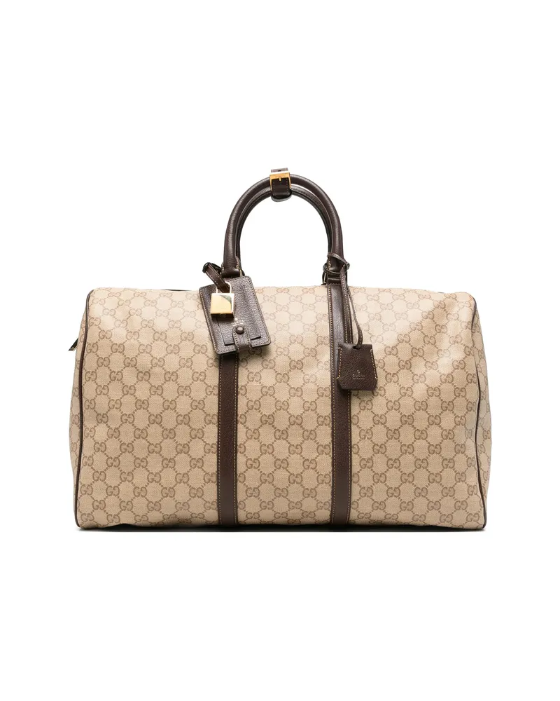 Gucci Medium Essence Classic GG Supreme Tote Bag Neutrals