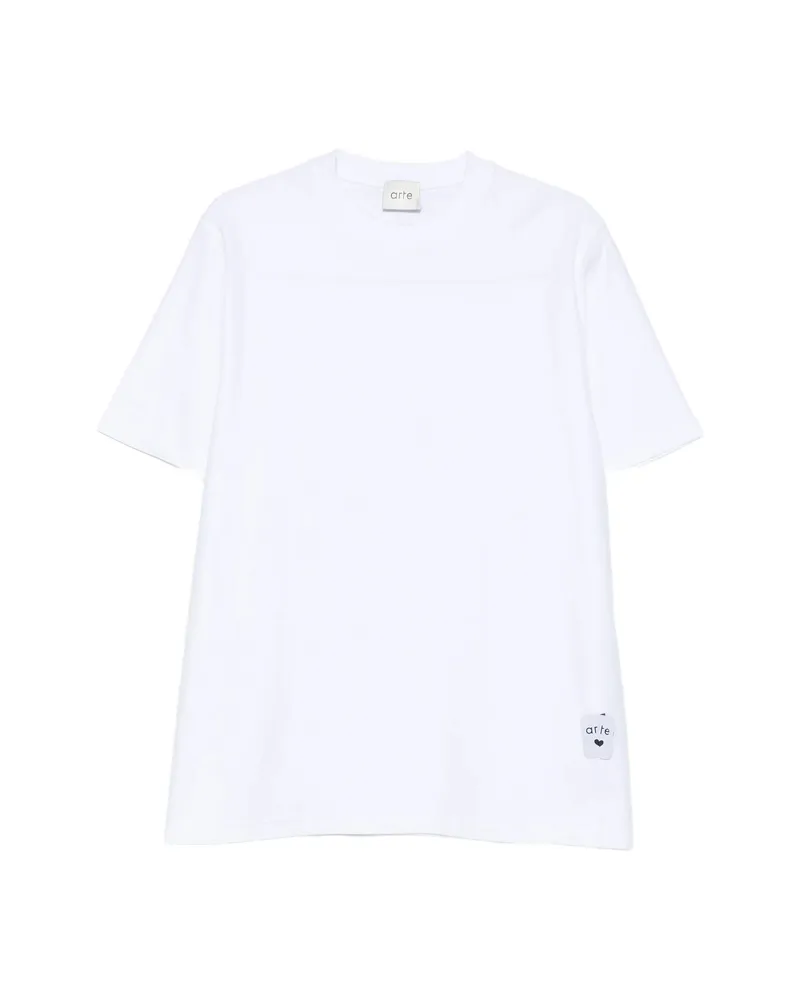 Arte Antwerp Reversible Crew-neck T-shirt White