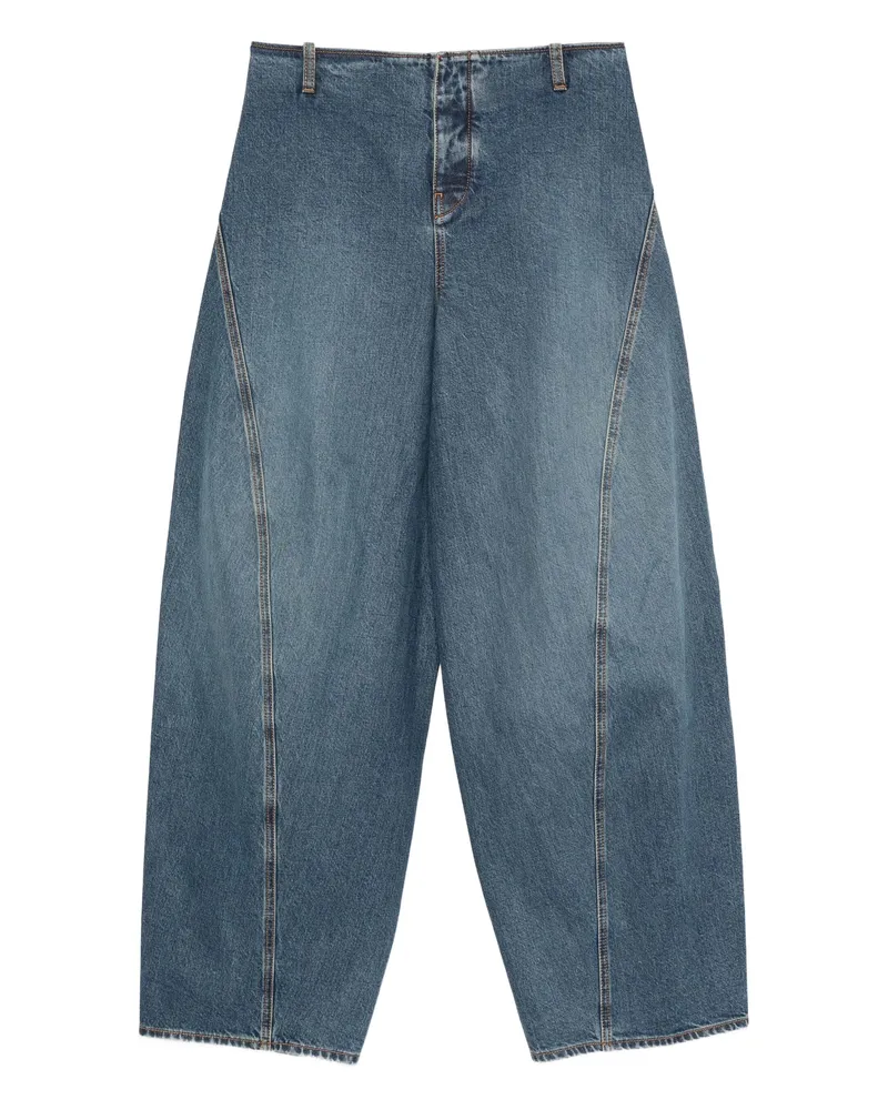 Alaïa Panelled Jeans Blue