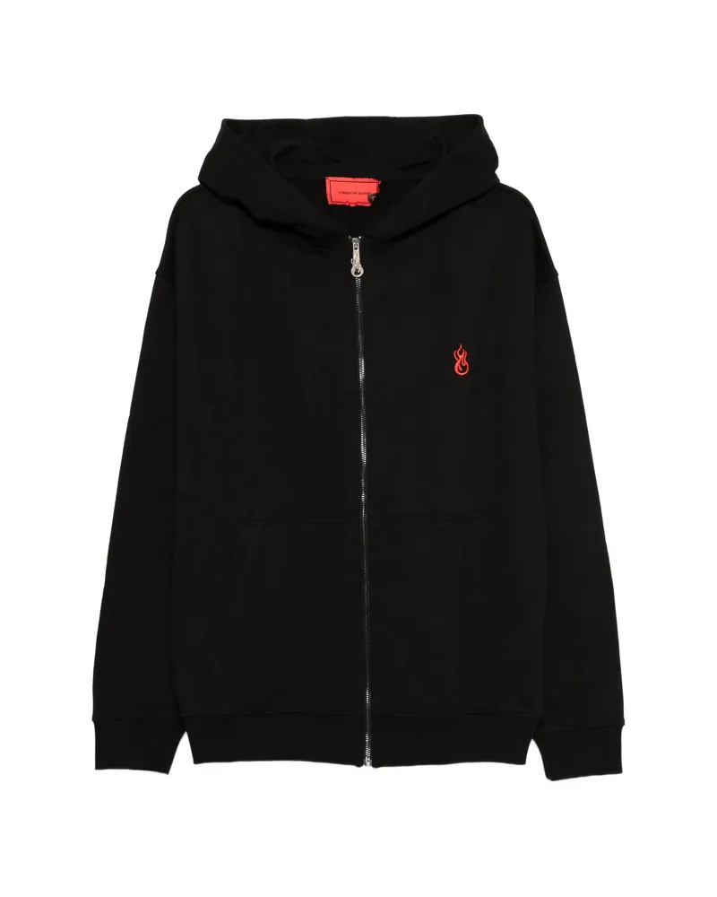 Vision Of Super Zip-up Hoodie Black