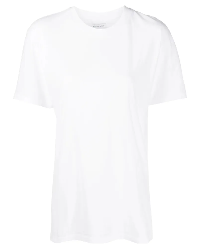 Anine Bing Lili Organic Cotton T-shirt White