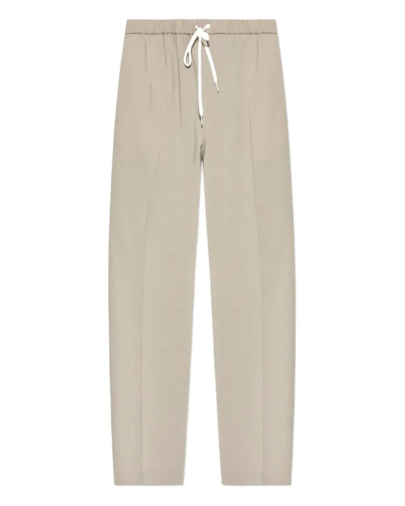 Maison Margiela Drawstring-waist Trousers Neutrals