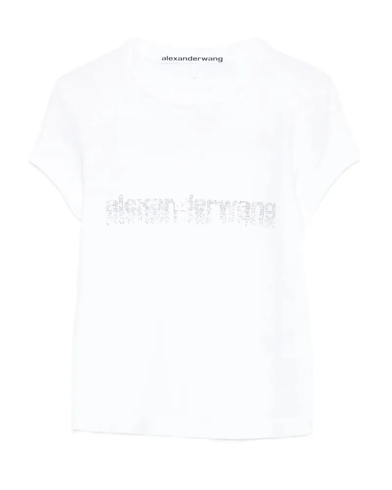 Alexander Wang Dégradé-logo Cotton T-shirt White