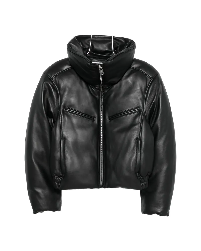 Alexander Wang Funnel-neck Padded Jacket Black
