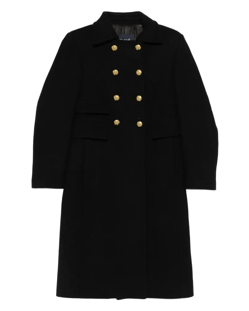 Seafarer Double-breasted Coat Black