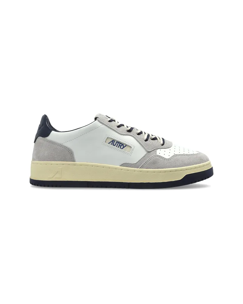 AUTRY Medalist Suede-panel Sneakers White