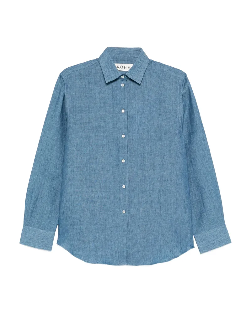 Róhe Long-sleeve Shirt Blue