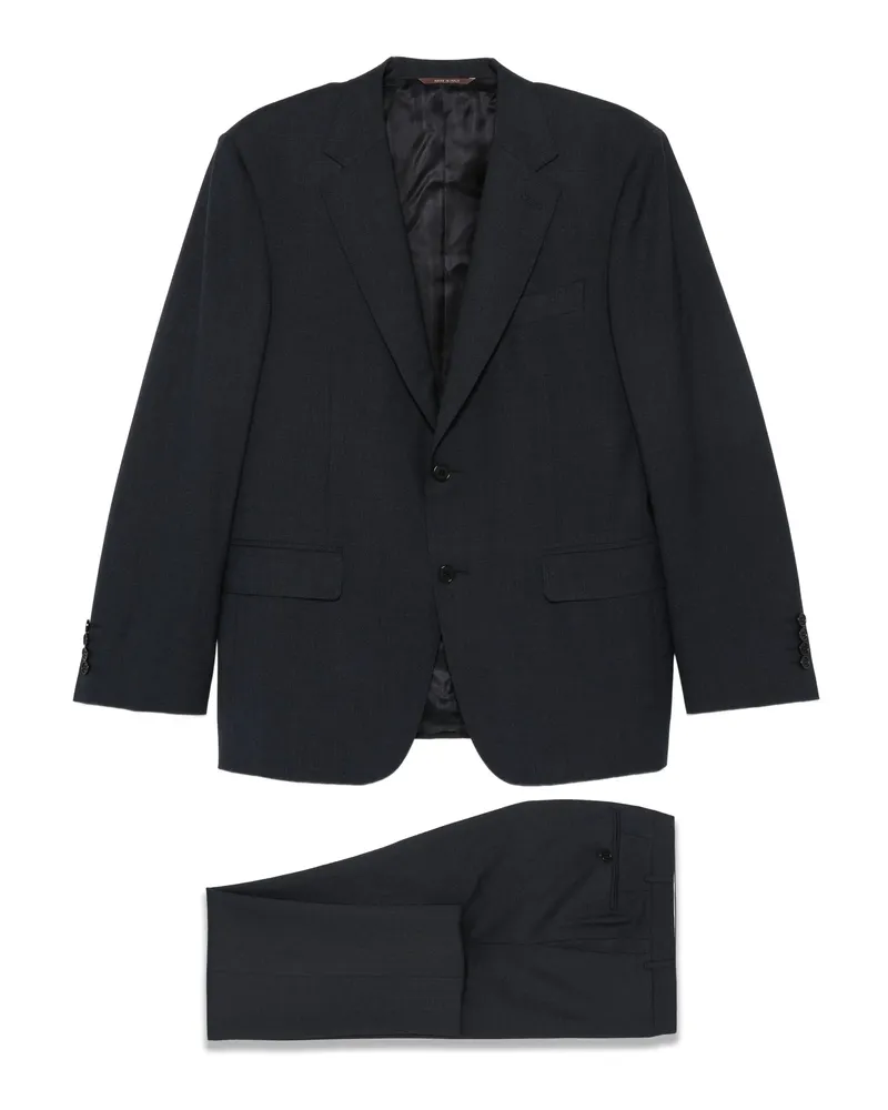 Canali Wool Suit Blue