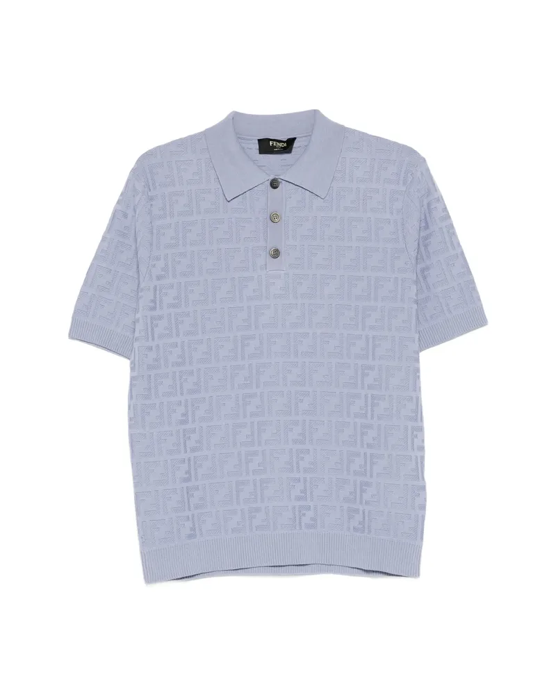 Fendi Logo-pattern Polo Shirt 