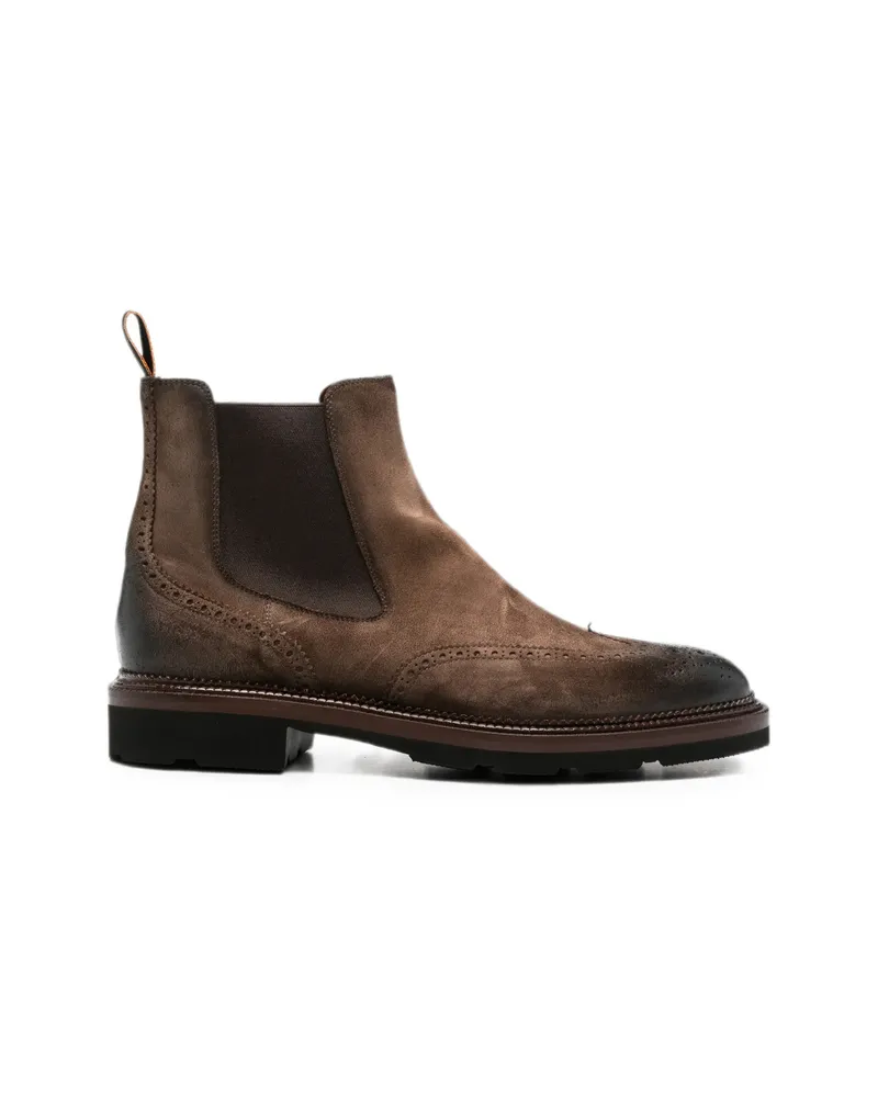 Santoni Kalama Chelsea Boots Brown