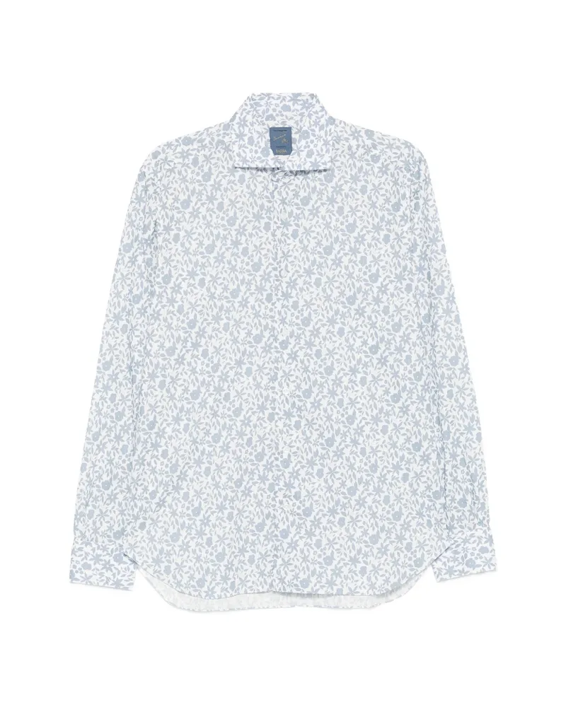 BARBA Dandy Life Floral Shirt White