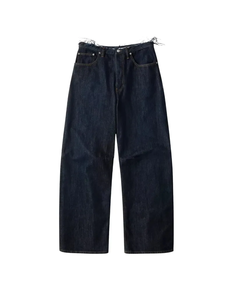 Maison Margiela Wide-leg Denim Jeans Blue