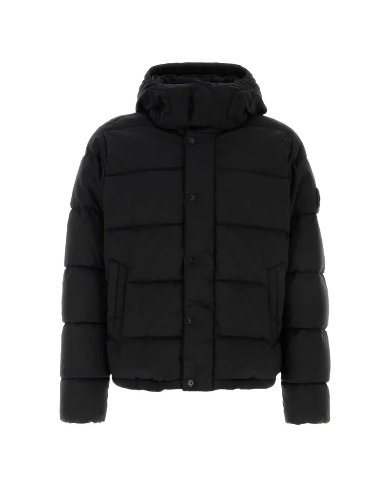 Stone Island 4100063 Ripstop-TC_S. I. Ghost Hooded Jacket Black