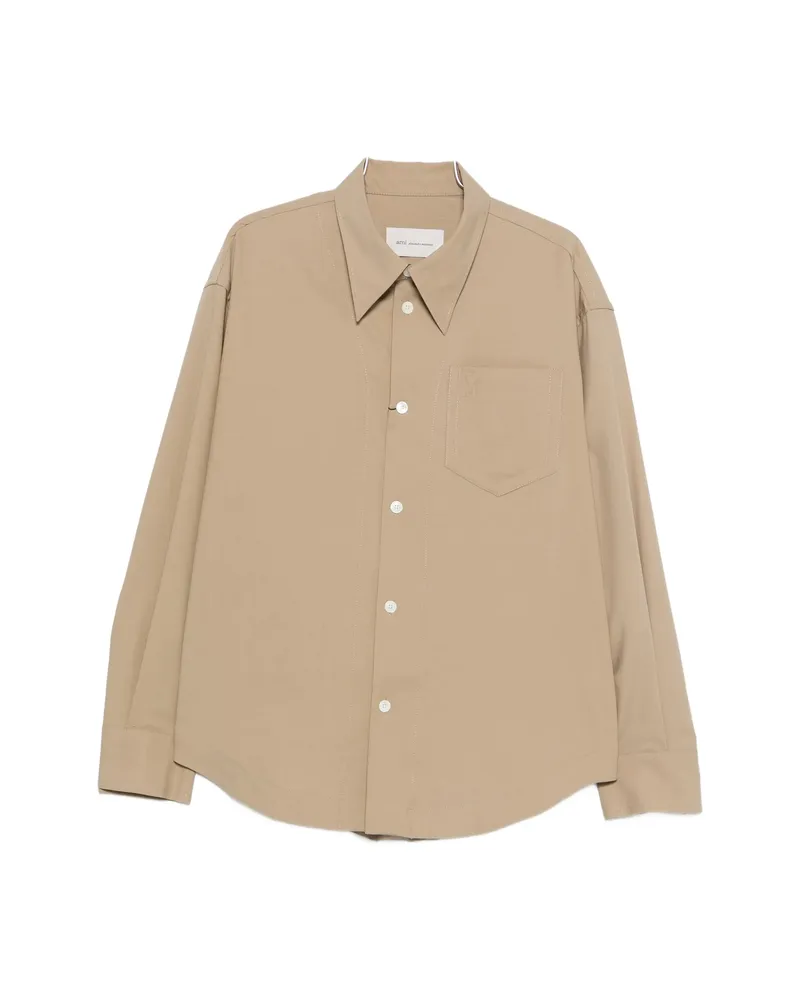 AMI Paris Pocket Shirt Neutrals