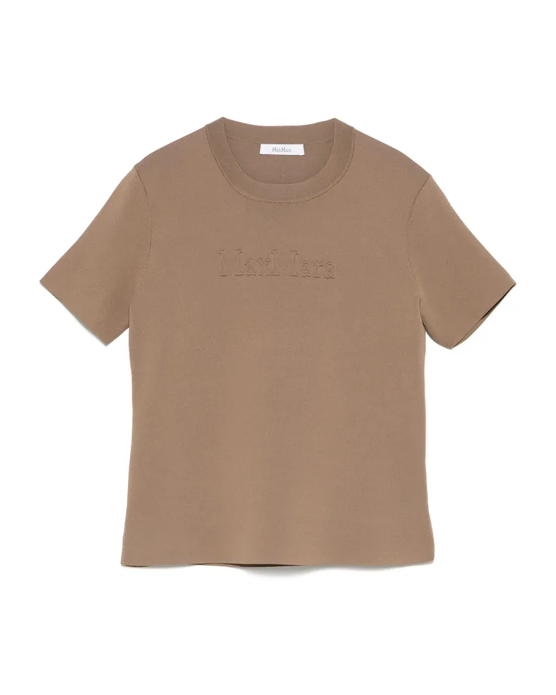 Max Mara Crew-neck T-shirt Neutrals