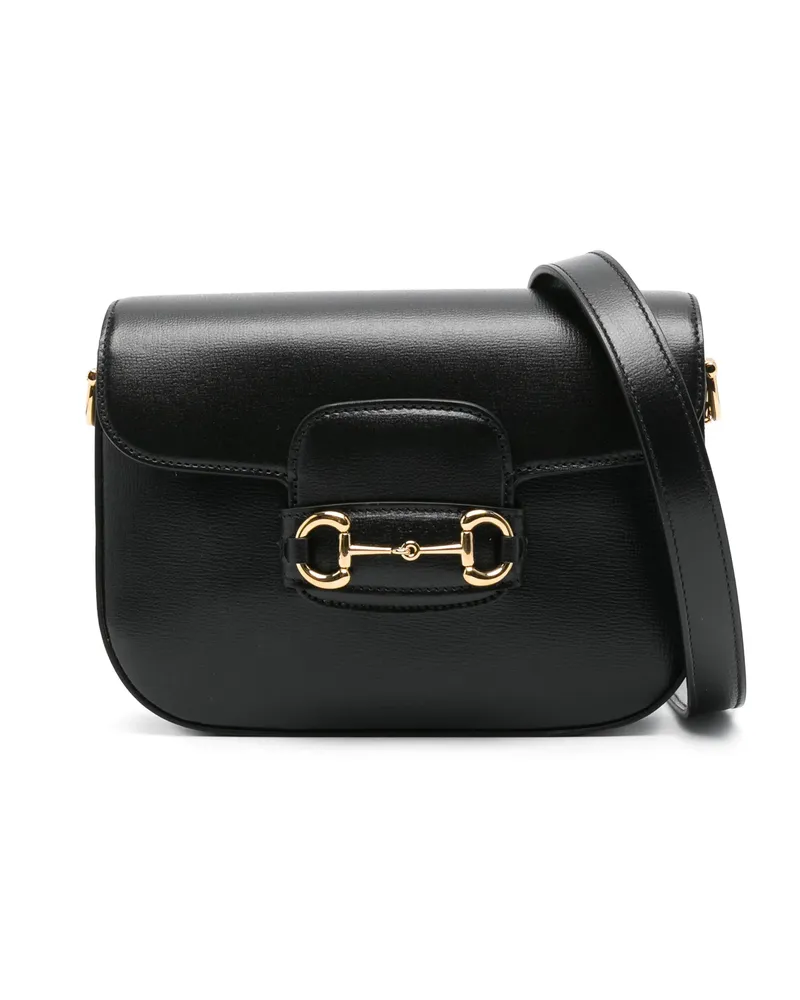 Gucci Mini Horsebit 1955 Shoulder Bag Black